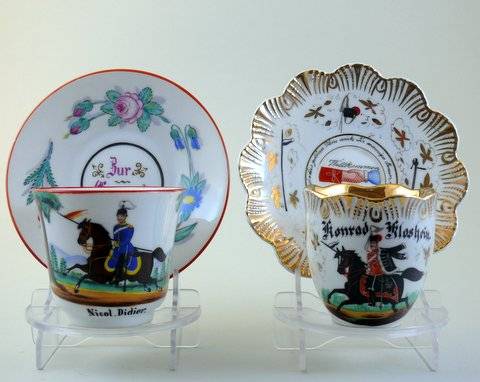 Reservistentassen aus Porzellan