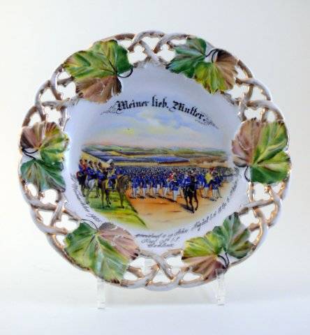 Reservistenteller aus Porzellan